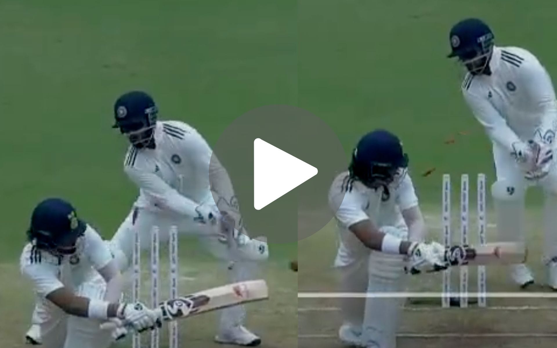 [Watch] KL Rahul's Unconformable Stay At The Crease Come To An End With A Silly Shot In Duleep Trophy